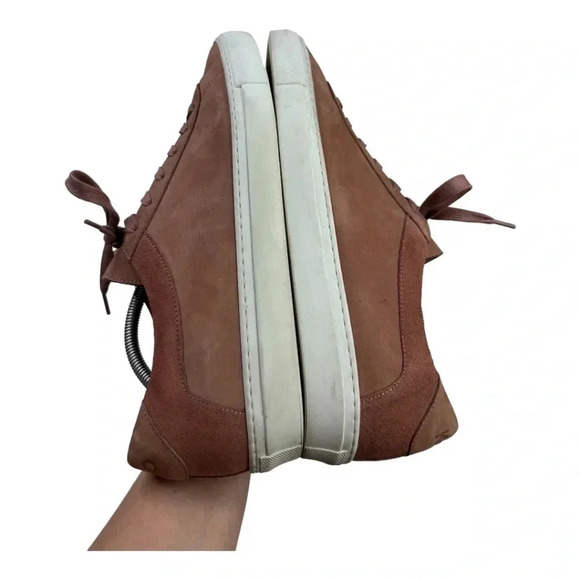 KOIO Capri Suede Leather Low Top Sneakers Clay Red - Picture 6 of 12